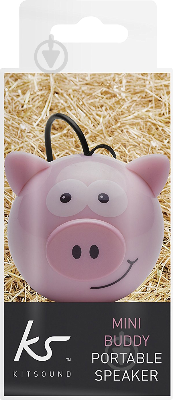 Колонки Kit KS Mini Buddy Speaker Pig 1.0 pink (KSNMBPIG) - фото 4