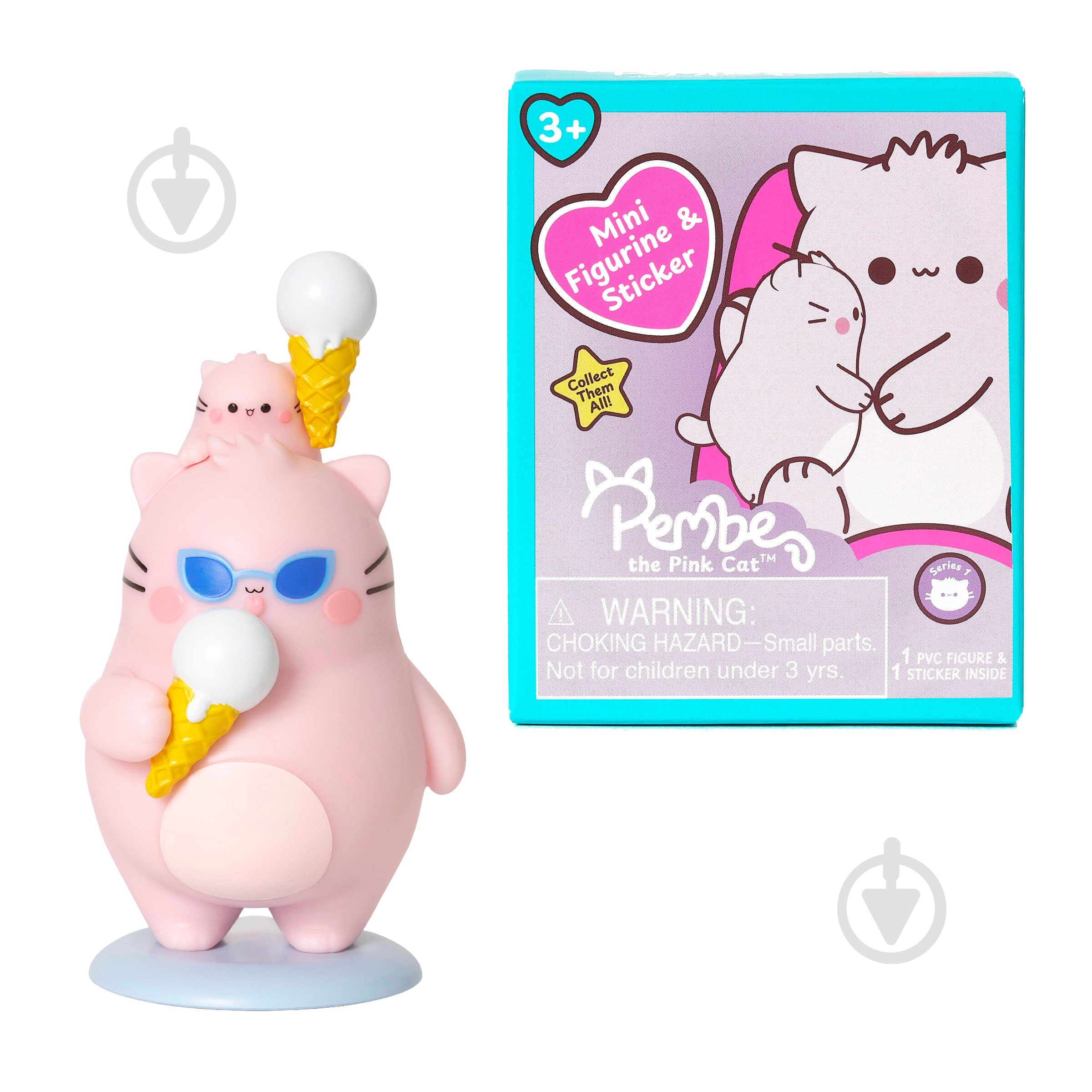 Фигурка коллекционная Pembe The Pink Cat 40312 - фото 1