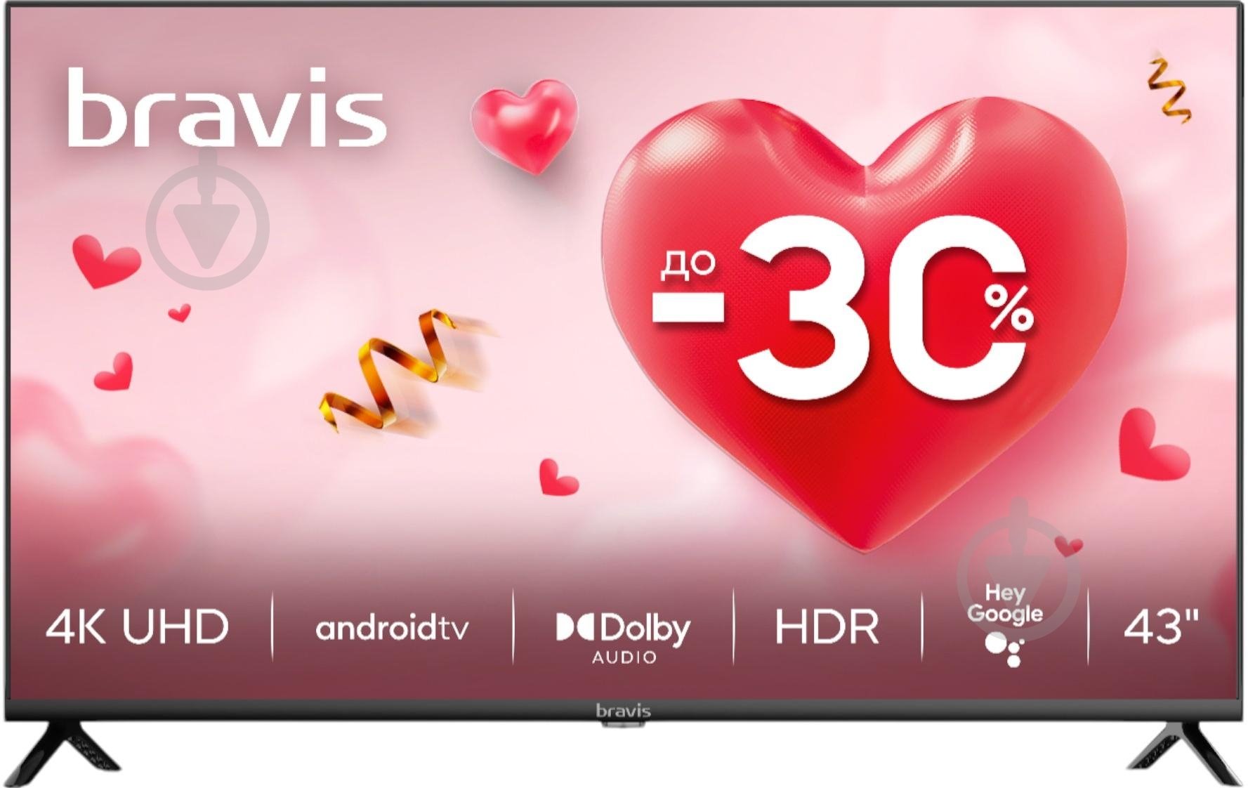 Телевізор Bravis 43K6000U - фото 2