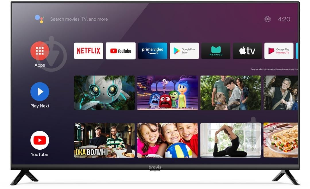 Телевізор Bravis 43K6000U - фото 5