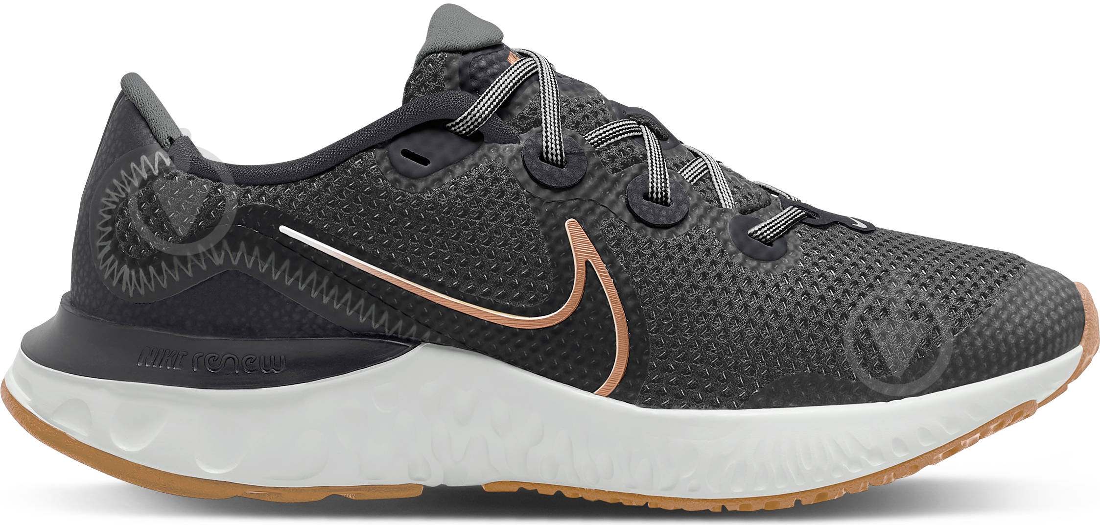 Кроссовки демисезонные Nike RENEW RUN (GS) CT1430-004 р.36 серые - фото 1