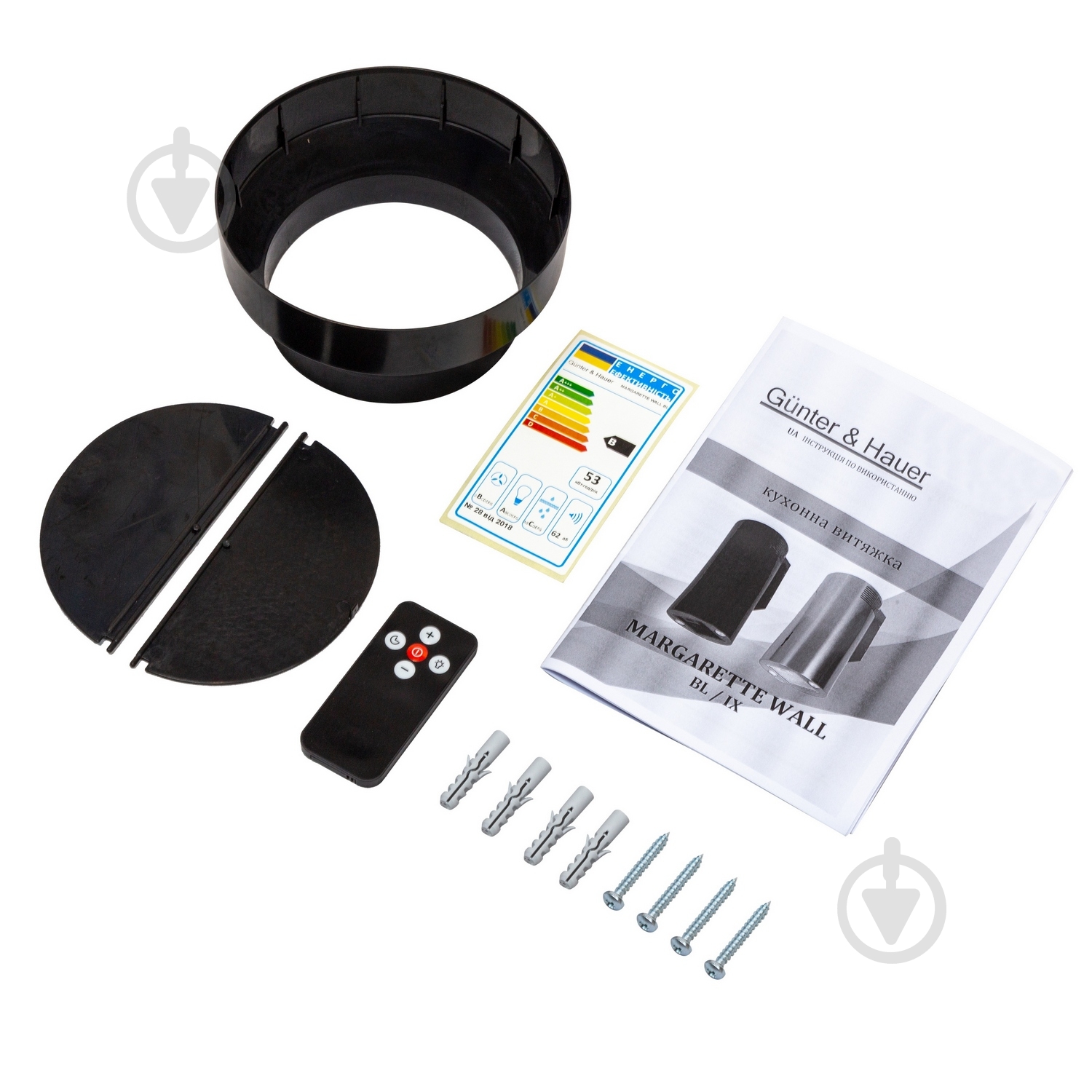 Вытяжка Gunter&Hauer MARGARETTE WALL BL - фото 9