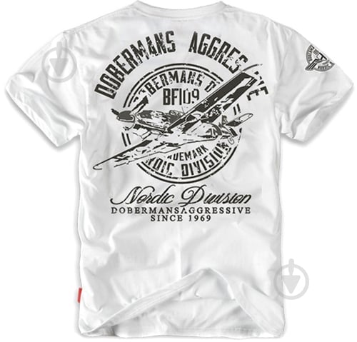Футболка Dobermans Aggressive BF109 TS34WT-M р. M білий - фото 2 Футболка Dobermans Aggressive BF109 TS34WT-M р. M білий - фото 2