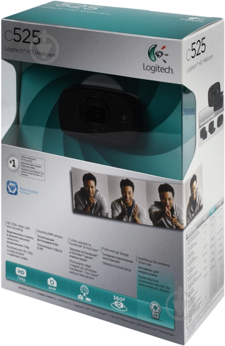 Веб-камера Logitech C525 HD (960-001064) - фото 9 Веб-камера Logitech C525 HD (960-001064) - фото 9