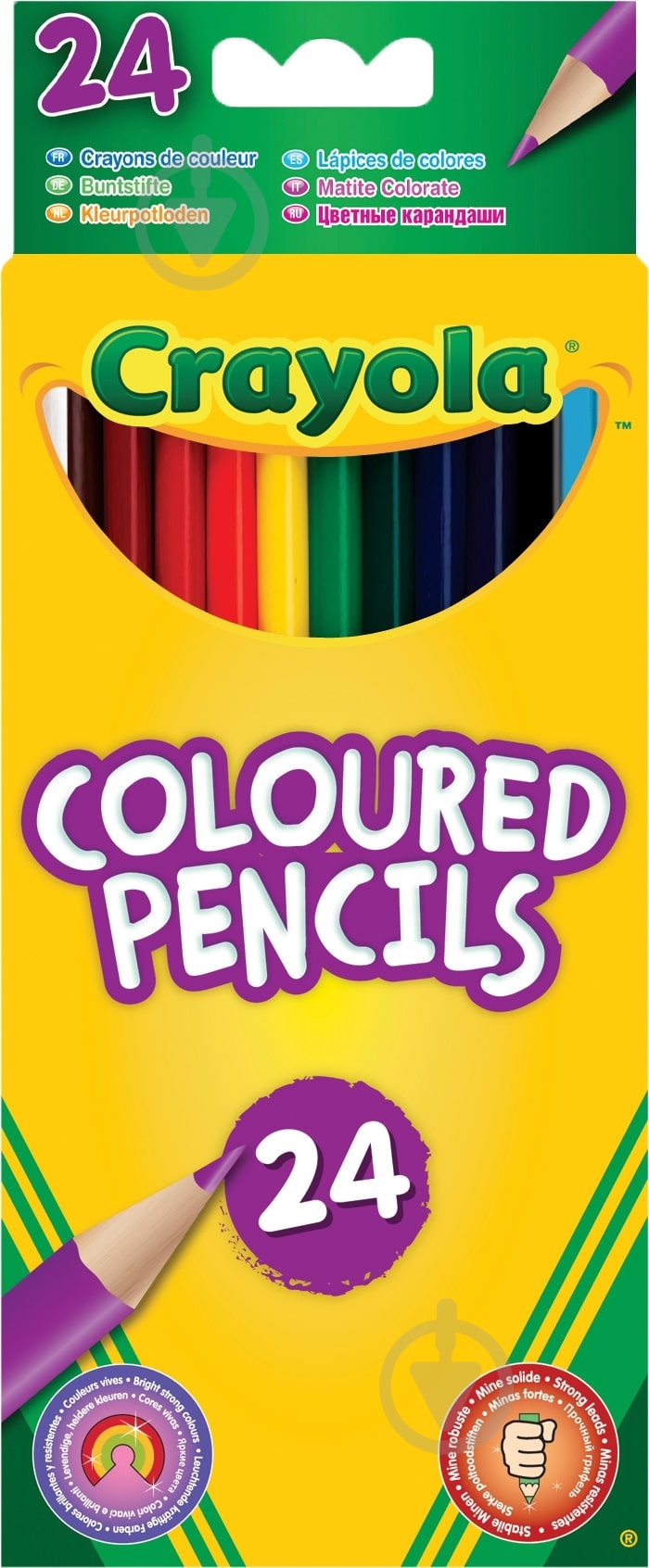 Карандаши цветные 24 шт./уп. Crayola - фото 1