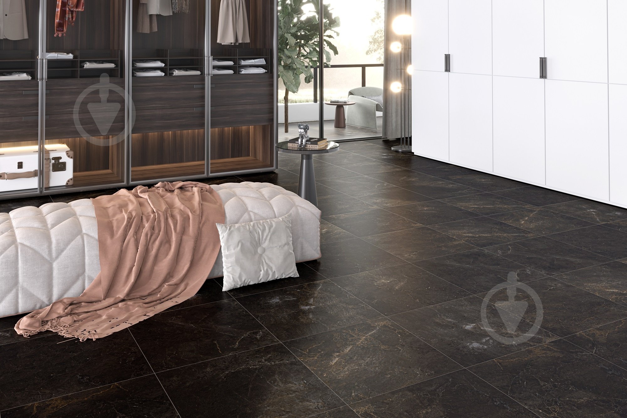 Плитка Allore Group Royal Black F P NR Mat 47x47 см - фото 5