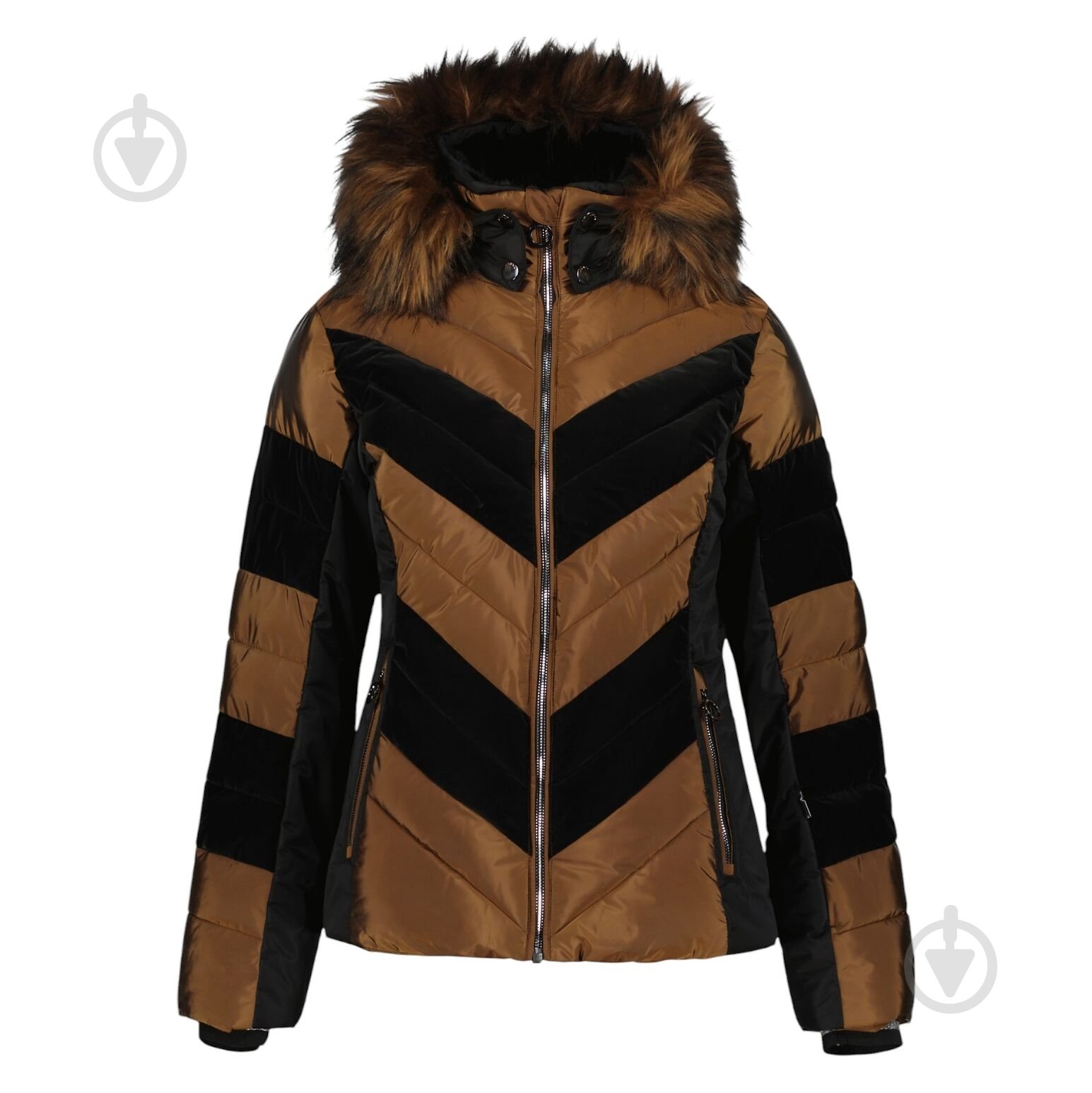 Куртка женская зимняя LUHTA HALIKKO 36477_350_L7_180 р.38 черно-коричневая - фото 1