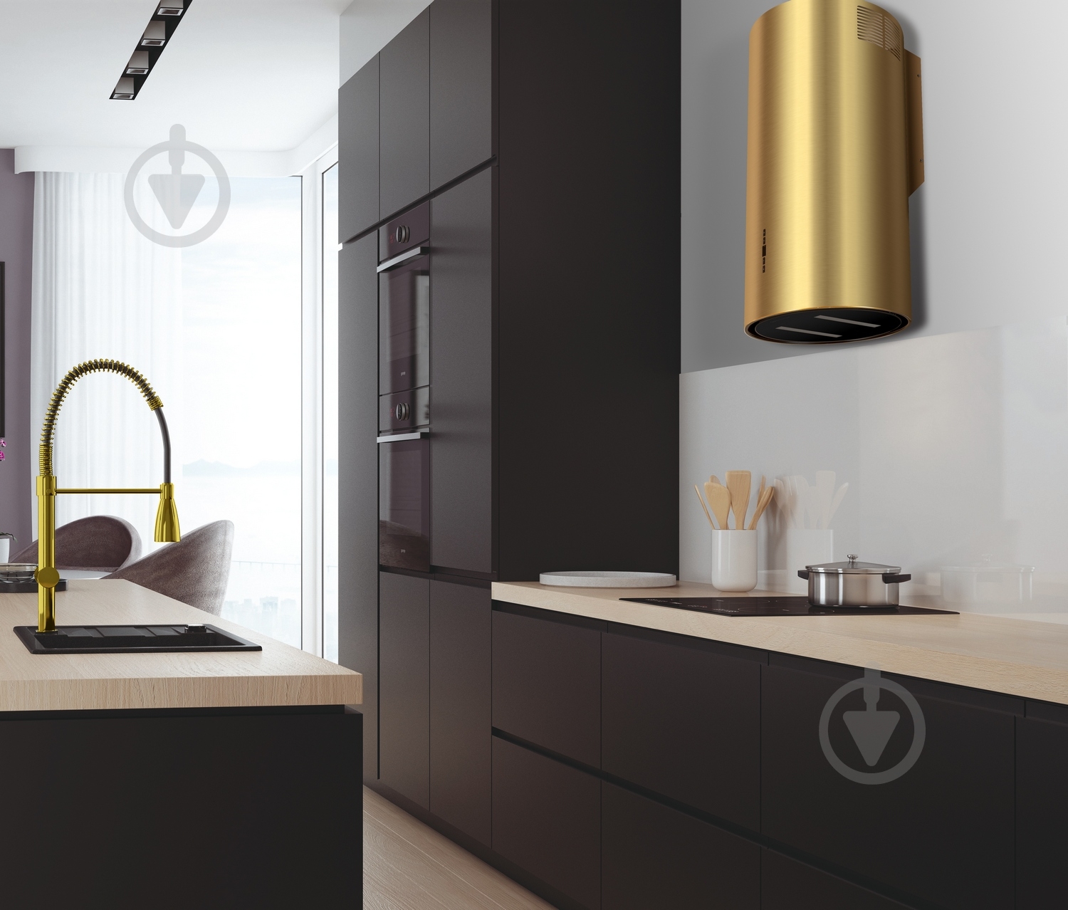 Вытяжка Gunter&Hauer MARGARETTE WALL GOLD - фото 8 Вытяжка Gunter&Hauer MARGARETTE WALL GOLD - фото 8