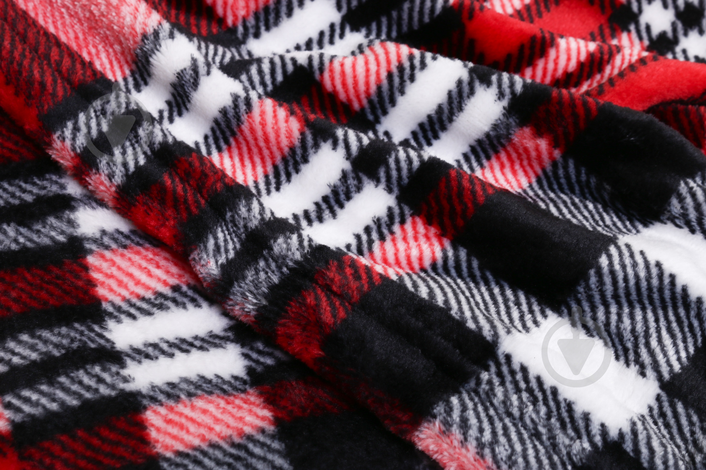 Плед Flannel CHECK RED 200x220 см красный La Nuit - фото 2