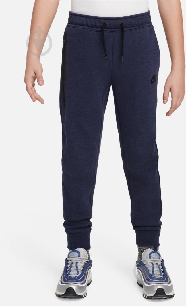 Штани Nike B NSW TECH FLC PANT FD3287-473 р. M синій - фото 1