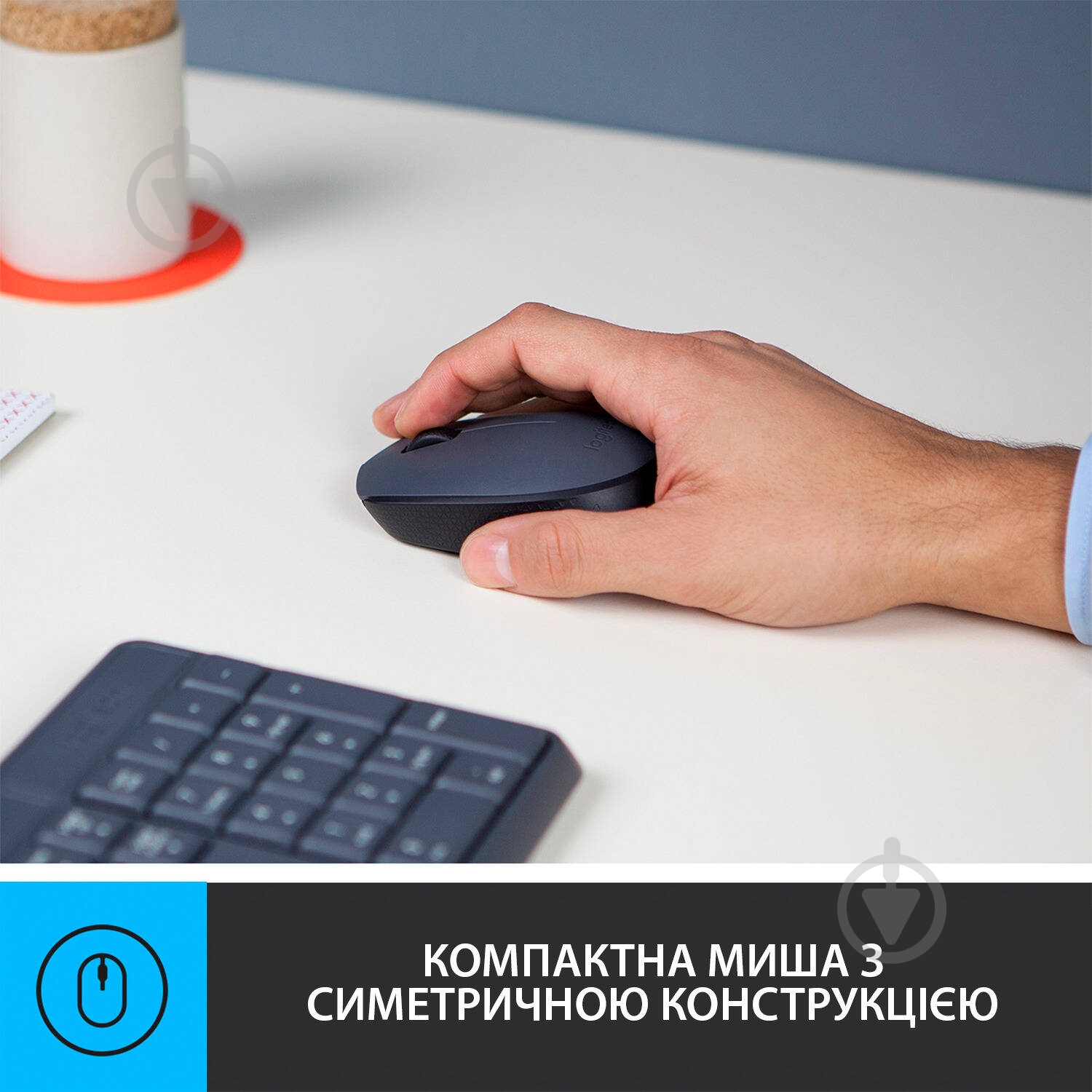 Комплект клавиатура + мышь Logitech Wireless Combo MK235 black (920-007948) - фото 2 Комплект клавиатура + мышь Logitech Wireless Combo MK235 black (920-007948) - фото 2