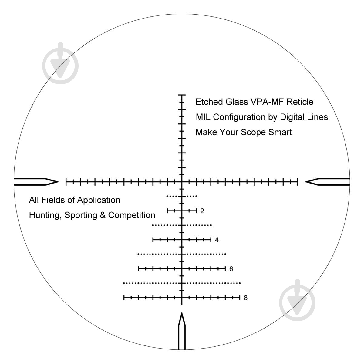 Прицел оптический Vector Optics Marksman 6-24x50 (30 мм) FFP - фото 7 Прицел оптический Vector Optics Marksman 6-24x50 (30 мм) FFP - фото 7