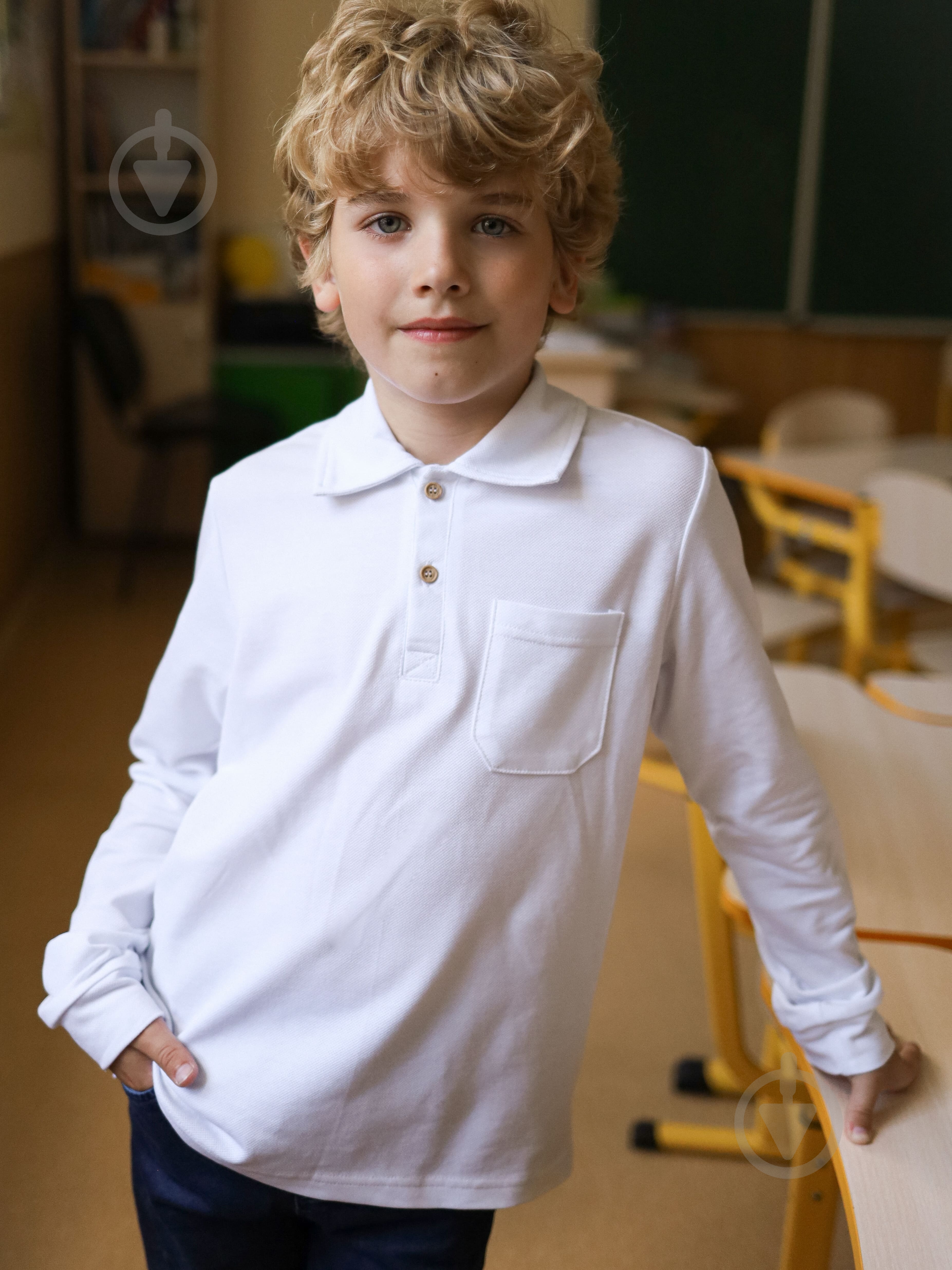 Рубашка Bembi для мальчиков ФБ993 р.152 белый 24993715970.100 - фото 5