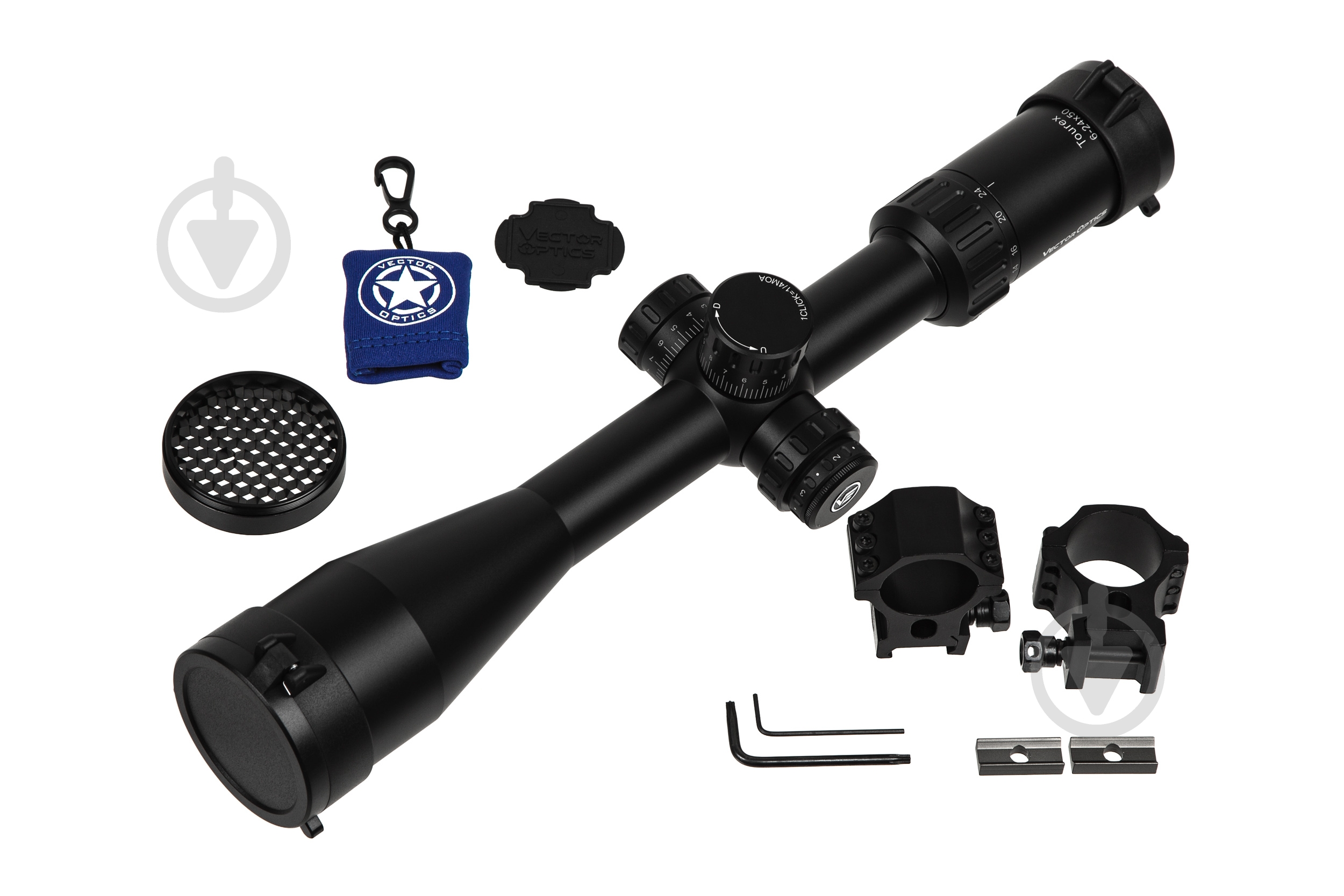 Прицел оптический Vector Optics Tourex 6-24x50 illum (30 мм) FFP - фото 7 Прицел оптический Vector Optics Tourex 6-24x50 illum (30 мм) FFP - фото 7