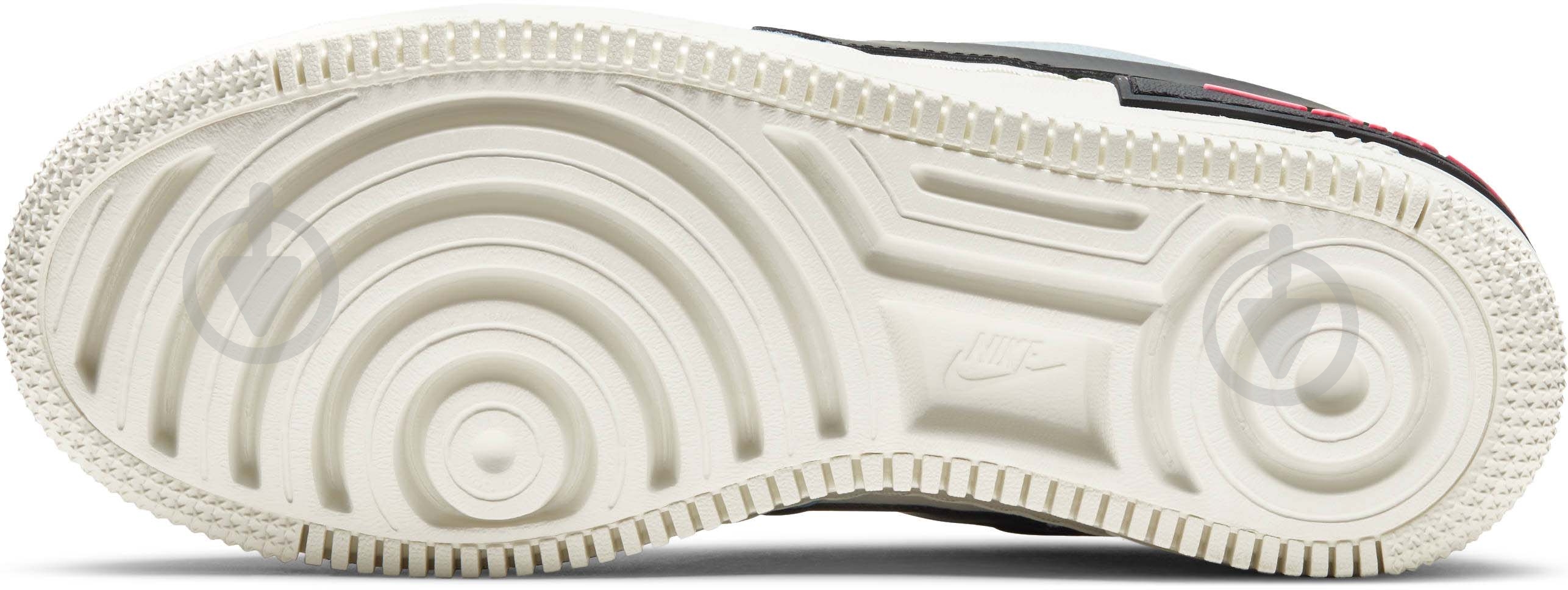 Кроссовки женские демисезонные Nike Air Force 1 Shadow CU8591-101 р.38 голубые с белым - фото 8