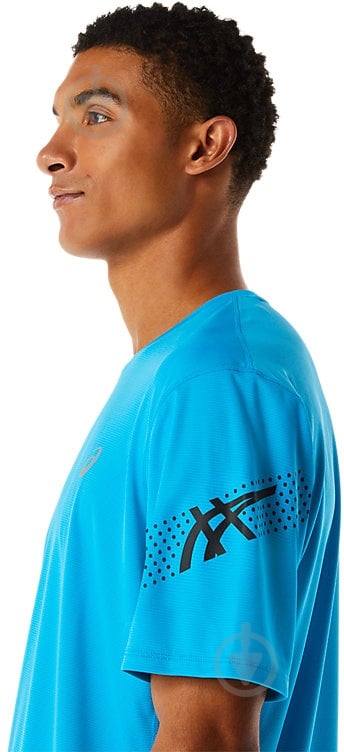 Футболка Asics ICON SS TOP 2011C734-403 р.M голубой - фото 4