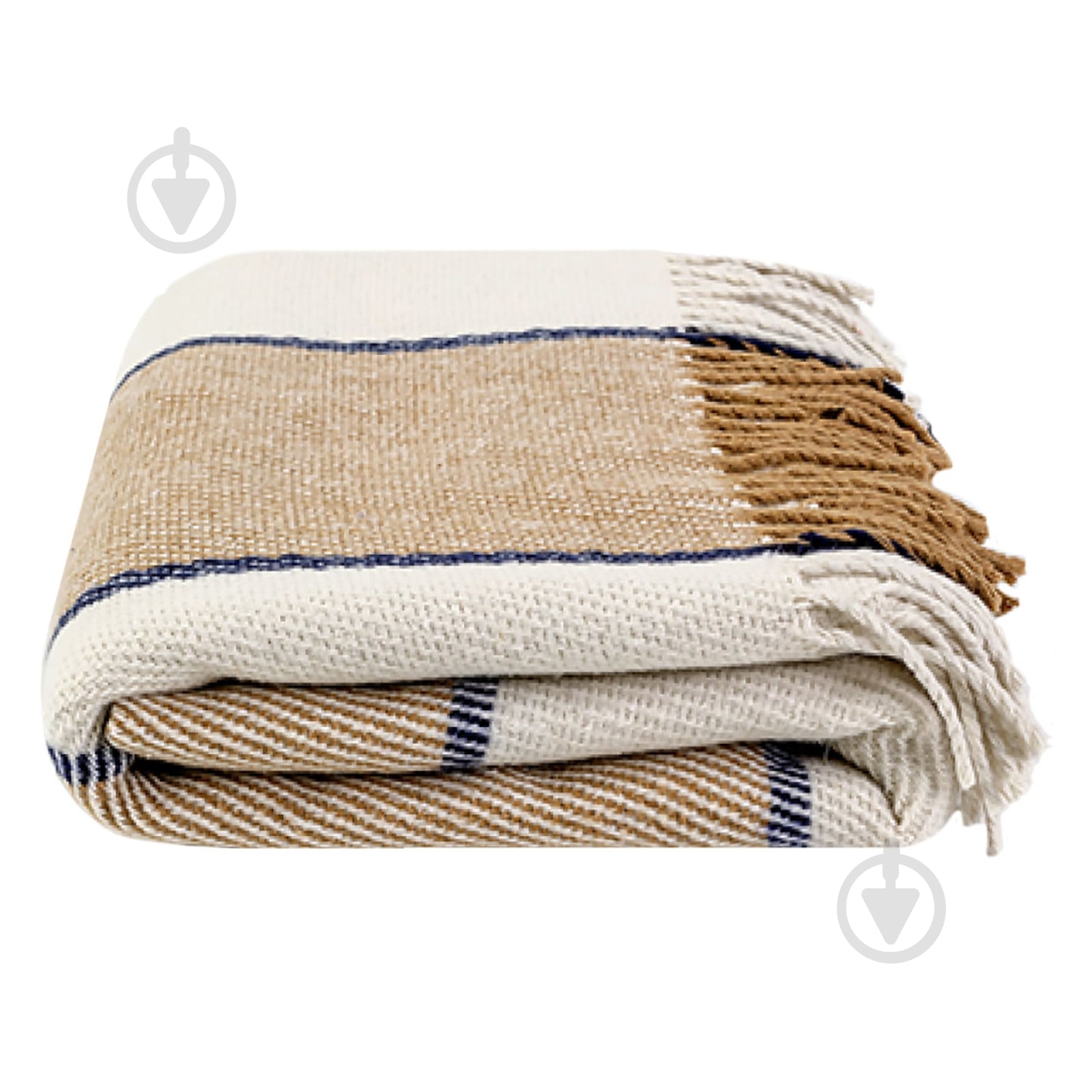 Плед Премьера 140x200 см бежевый Вултекс-С - фото 1