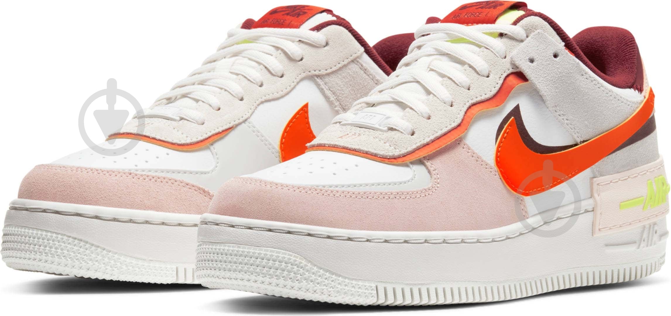 Кроссовки женские демисезонные Nike Air Force 1 Shadow CU8591-600 р.38 разноцветные - фото 1 Кроссовки женские демисезонные Nike Air Force 1 Shadow CU8591-600 р.38 разноцветные - фото 1