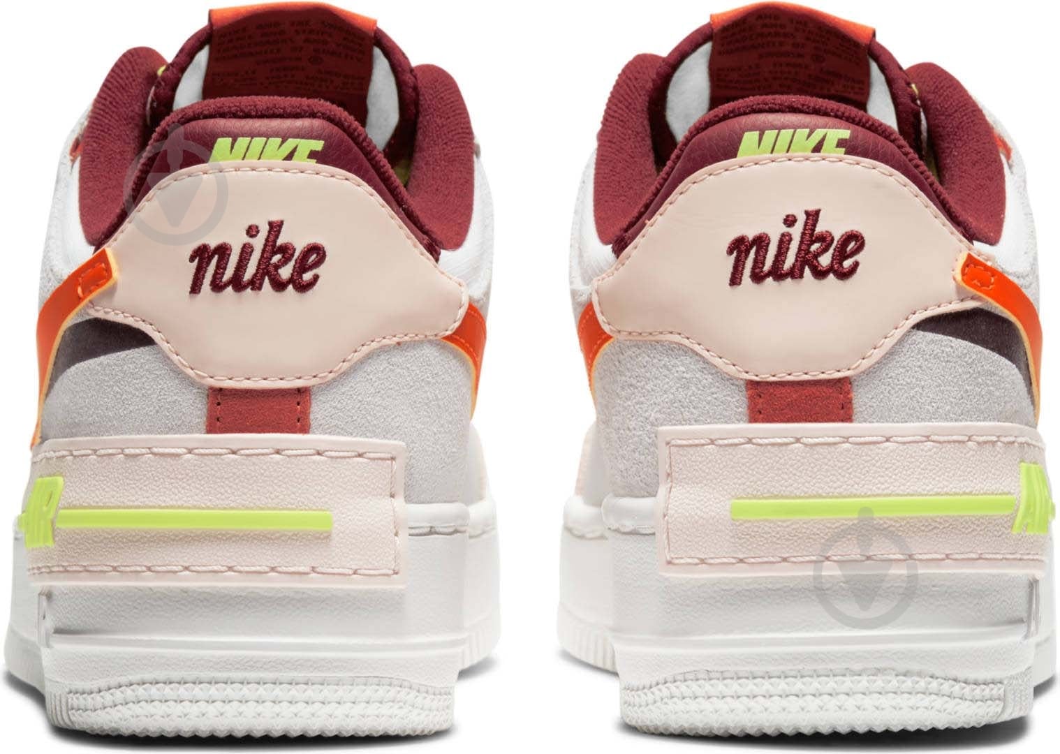 Кроссовки женские демисезонные Nike Air Force 1 Shadow CU8591-600 р.38 разноцветные - фото 2 Кроссовки женские демисезонные Nike Air Force 1 Shadow CU8591-600 р.38 разноцветные - фото 2