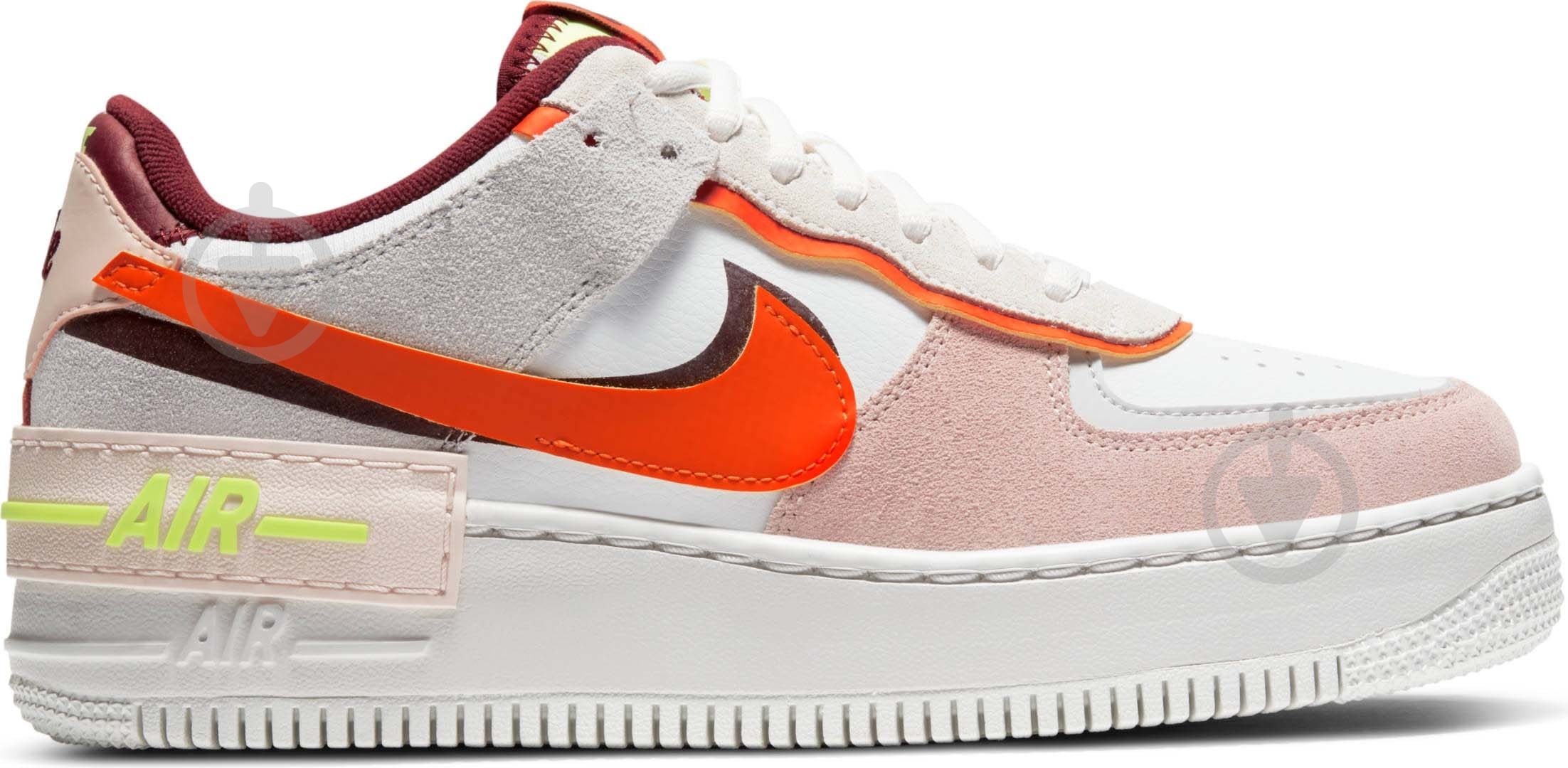 Кроссовки женские демисезонные Nike Air Force 1 Shadow CU8591-600 р.38 разноцветные - фото 3 Кроссовки женские демисезонные Nike Air Force 1 Shadow CU8591-600 р.38 разноцветные - фото 3