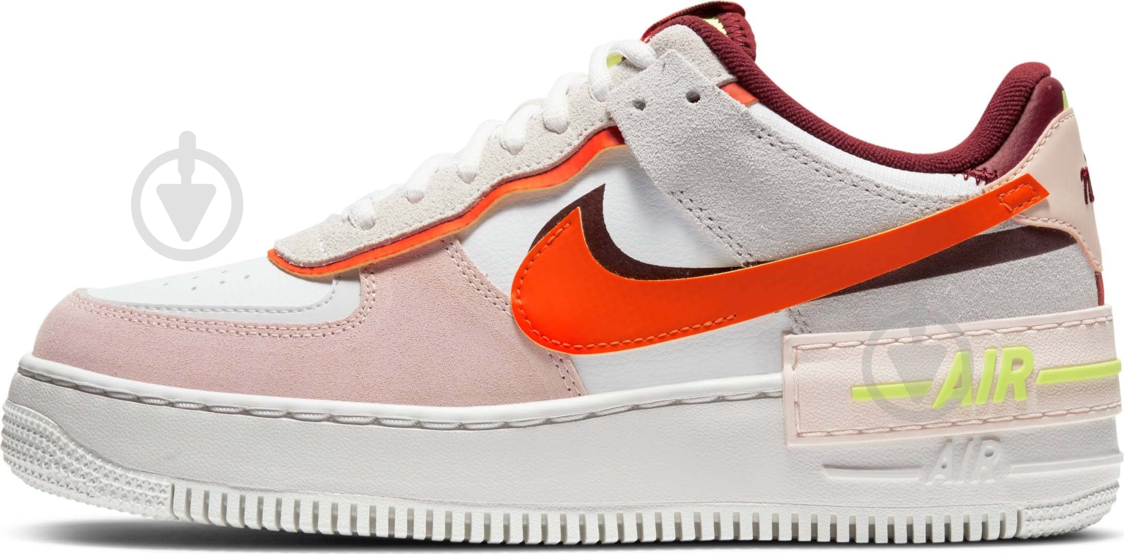 Кроссовки женские демисезонные Nike Air Force 1 Shadow CU8591-600 р.38 разноцветные - фото 5 Кроссовки женские демисезонные Nike Air Force 1 Shadow CU8591-600 р.38 разноцветные - фото 5