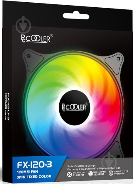 Корпусный кулер PcСooler FX-120-3 - фото 6