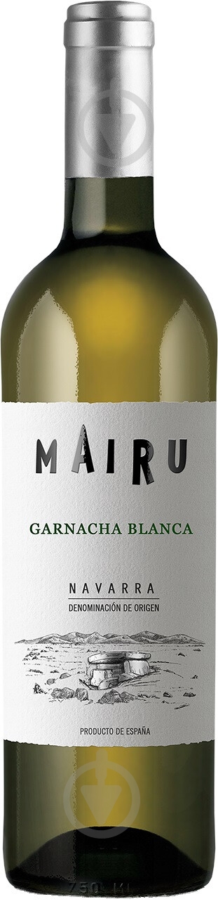 Вино Mairu Garnacha Blanca белое сухое 0,75 л - фото 1 Вино Mairu Garnacha Blanca белое сухое 0,75 л - фото 1