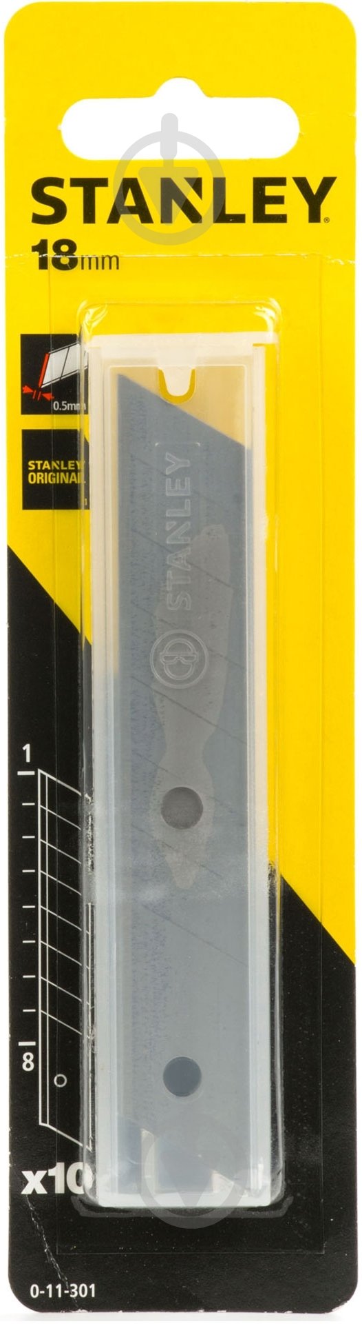 Лезо сегментне Stanley Standart 0-11-301 - фото 3 Лезо сегментне Stanley Standart 0-11-301 - фото 3