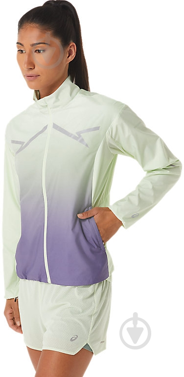 Ветровка Asics LITE-SHOW JACKET 2012C742-300 р.S синяя - фото 3