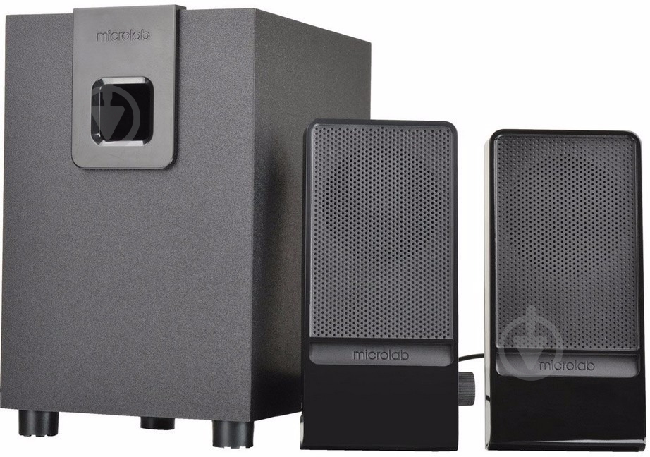 Акустическая система Microlab M-100 2.1 black - фото 1
