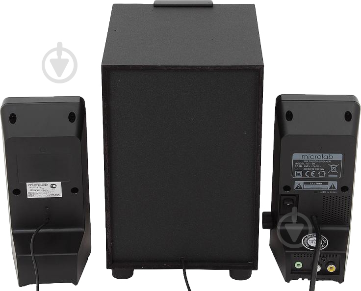Акустическая система Microlab M-100 2.1 black - фото 3