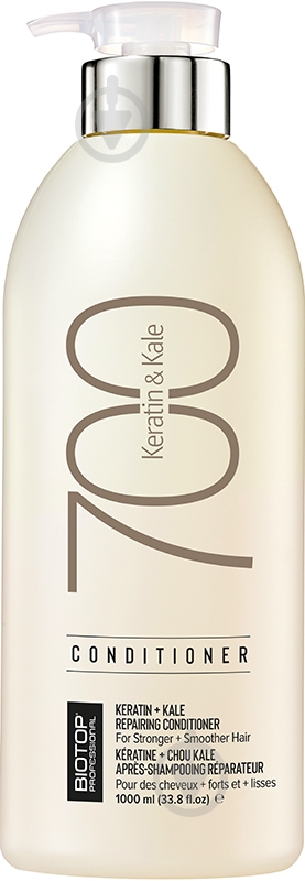Кондиционер BIOTOP Keratin + Kale 1000 мл - фото 1