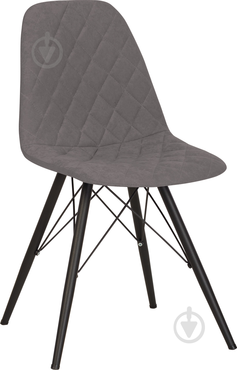 Стул обеденный Nowy Styl LIYA 4LX BLACK (BOX-2) AB-36 черный/антрацит - фото 1