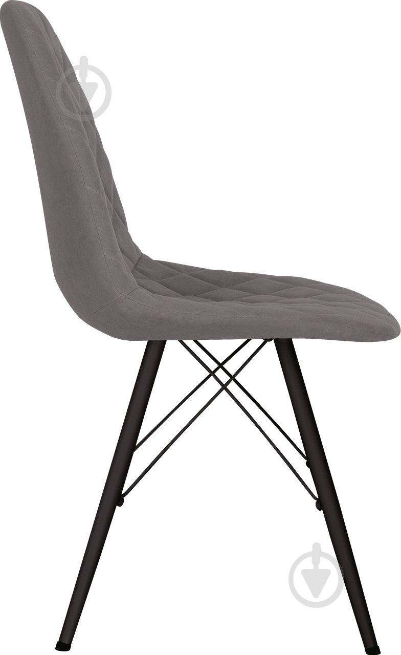 Стул обеденный Nowy Styl LIYA 4LX BLACK (BOX-2) AB-36 черный/антрацит - фото 3