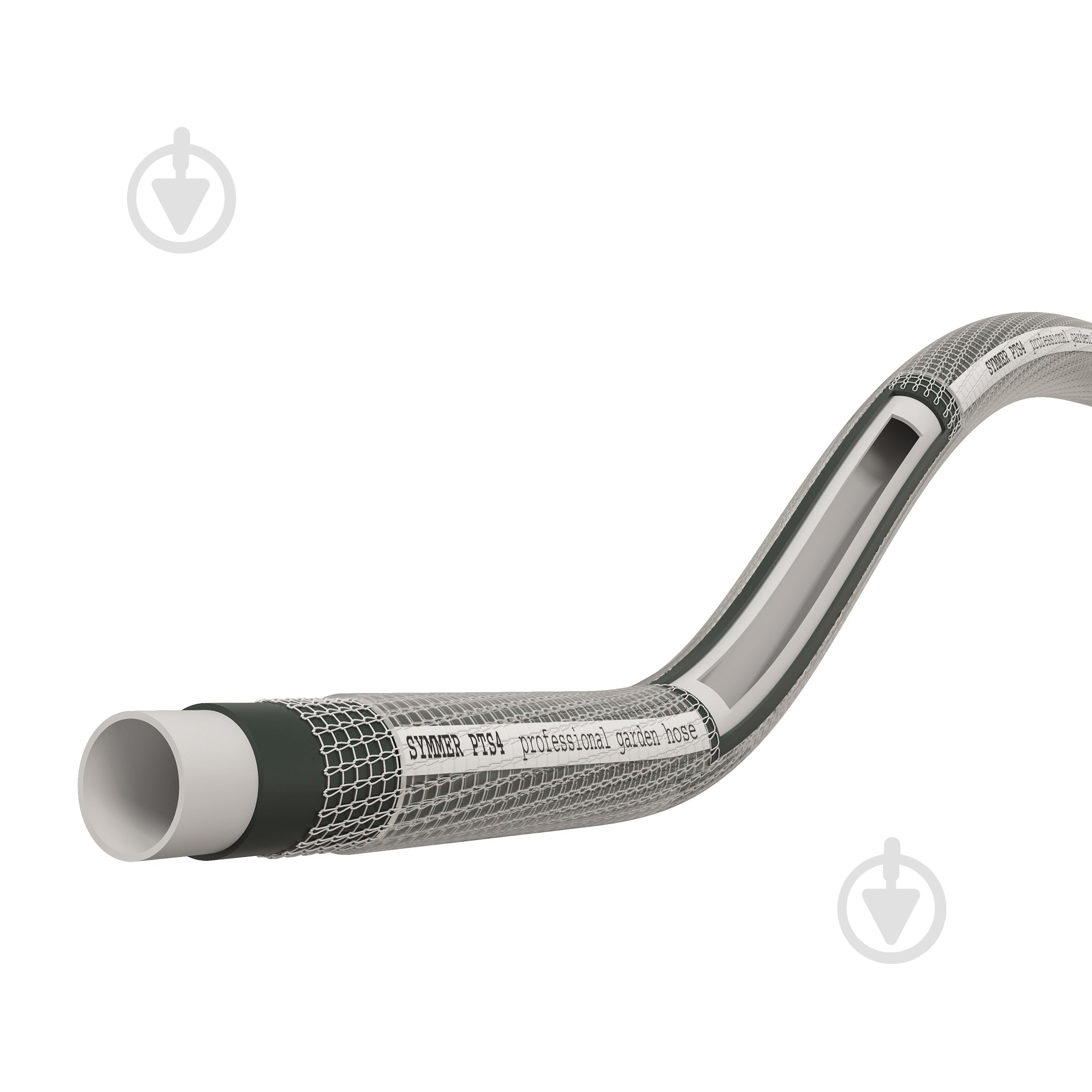 Садовый шланг SYMMER профессиональный чeтыpеxcлoйный PTS4 3/4" 50 м - фото 2 Садовый шланг SYMMER профессиональный чeтыpеxcлoйный PTS4 3/4" 50 м - фото 2