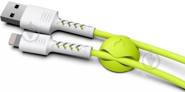 Дата-кабель Pixus USB 2.0 AM – Lightning 1 м white/lime (4897058531183) - фото 2 Дата-кабель Pixus USB 2.0 AM – Lightning 1 м white/lime (4897058531183) - фото 2