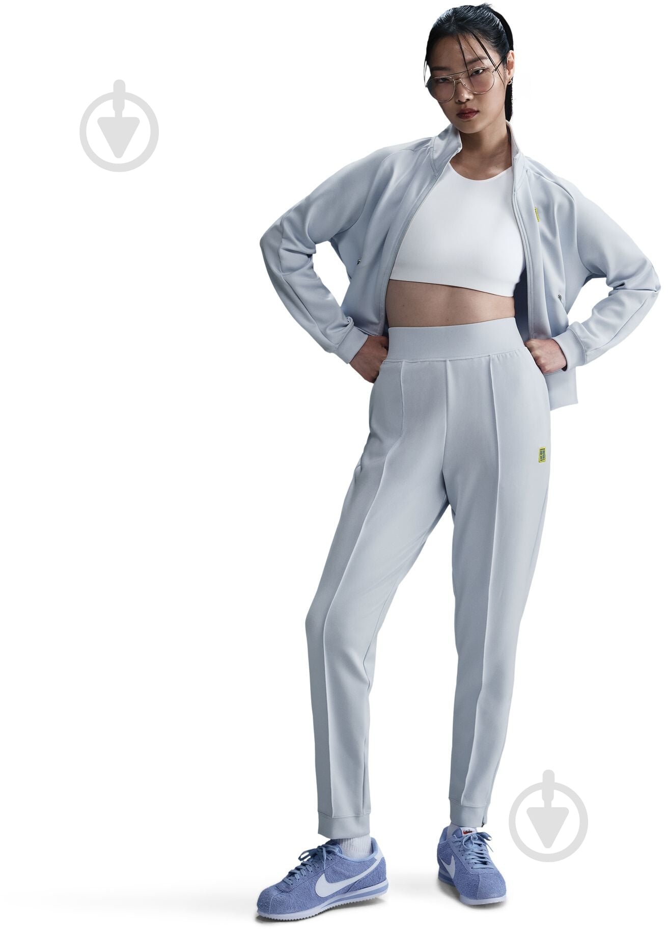 ᐉ Брюки Nike W NKCT DF HERITAGE KNIT PANT DA4722-085 р. L голубой