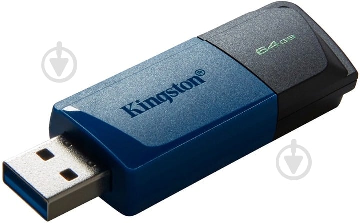 Флеш-память USB Kingston DataTraveler Exodia M 64 ГБ USB 3.2 black/blue (DTXM/64GB-2P) - фото 4