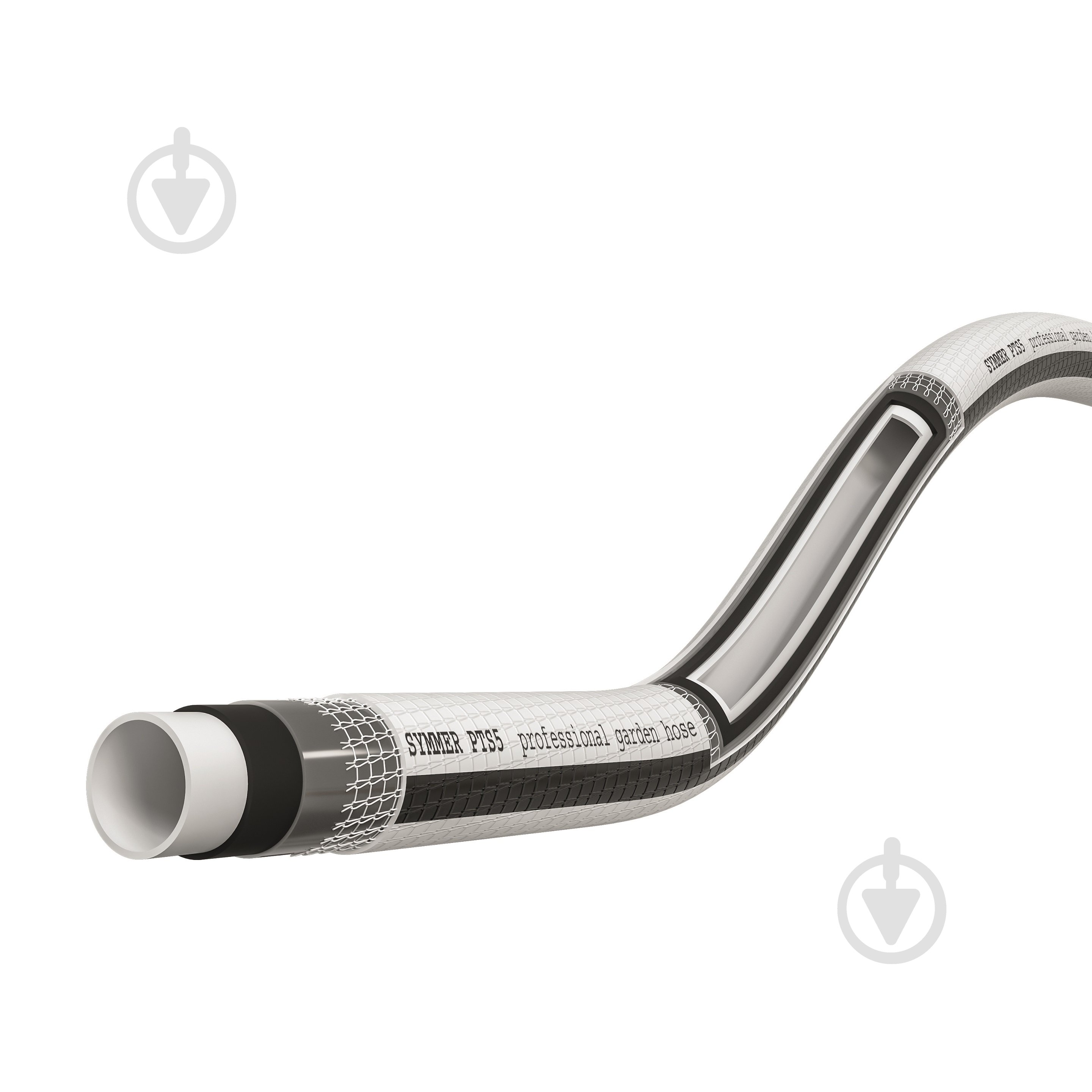 Шланг для поливу SYMMER професійний п'ятишаровий PTS5 3/4" 50 м - фото 2 Шланг для поливу SYMMER професійний п'ятишаровий PTS5 3/4" 50 м - фото 2