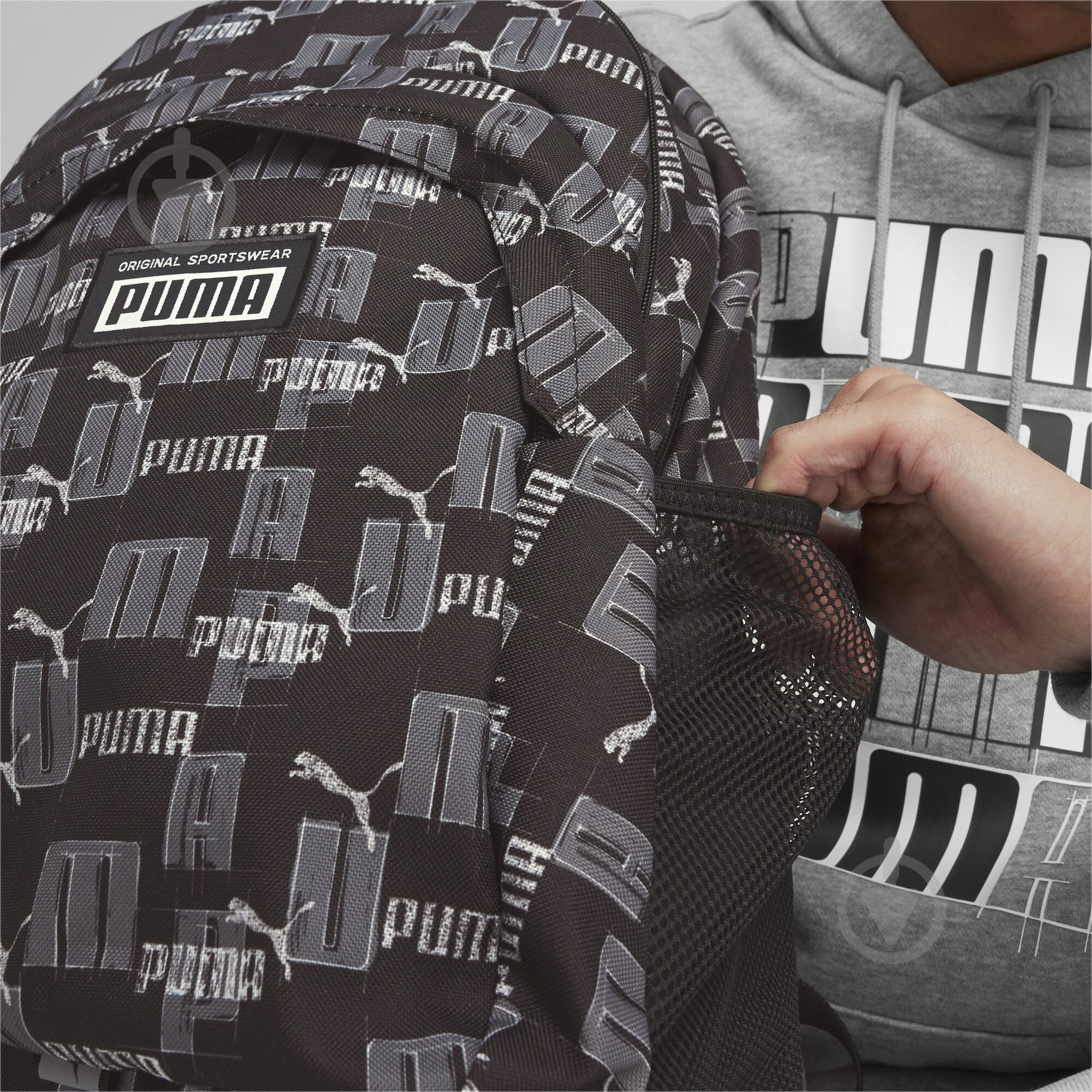 Рюкзак Puma Academy Backpack 07913319 черный с белым - фото 4 Рюкзак Puma Academy Backpack 07913319 черный с белым - фото 4