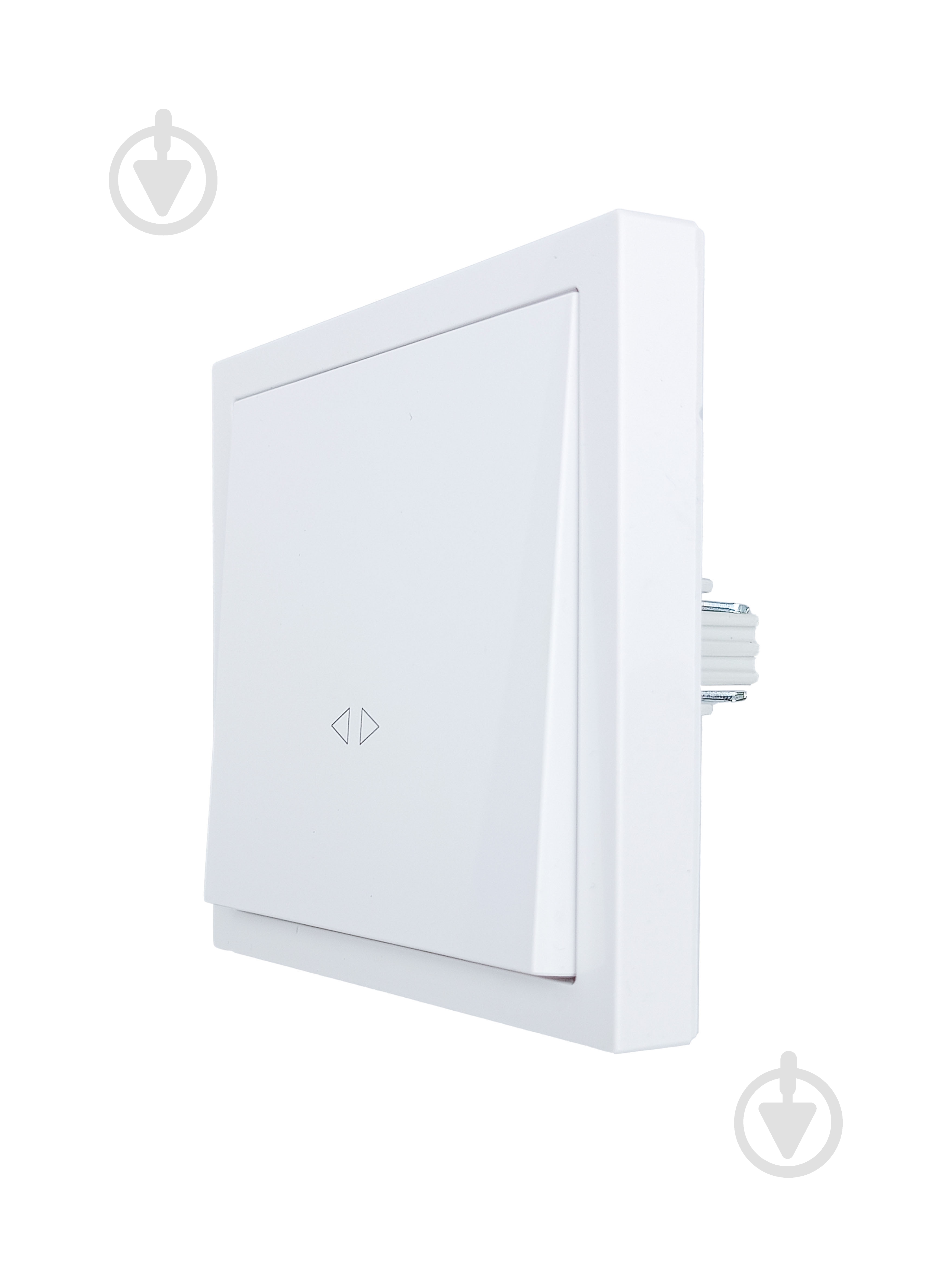 Механизм выключателя перекрестный одноклавишный HausMark Juna без подсветки белый 7041-0288-107QC - фото 2