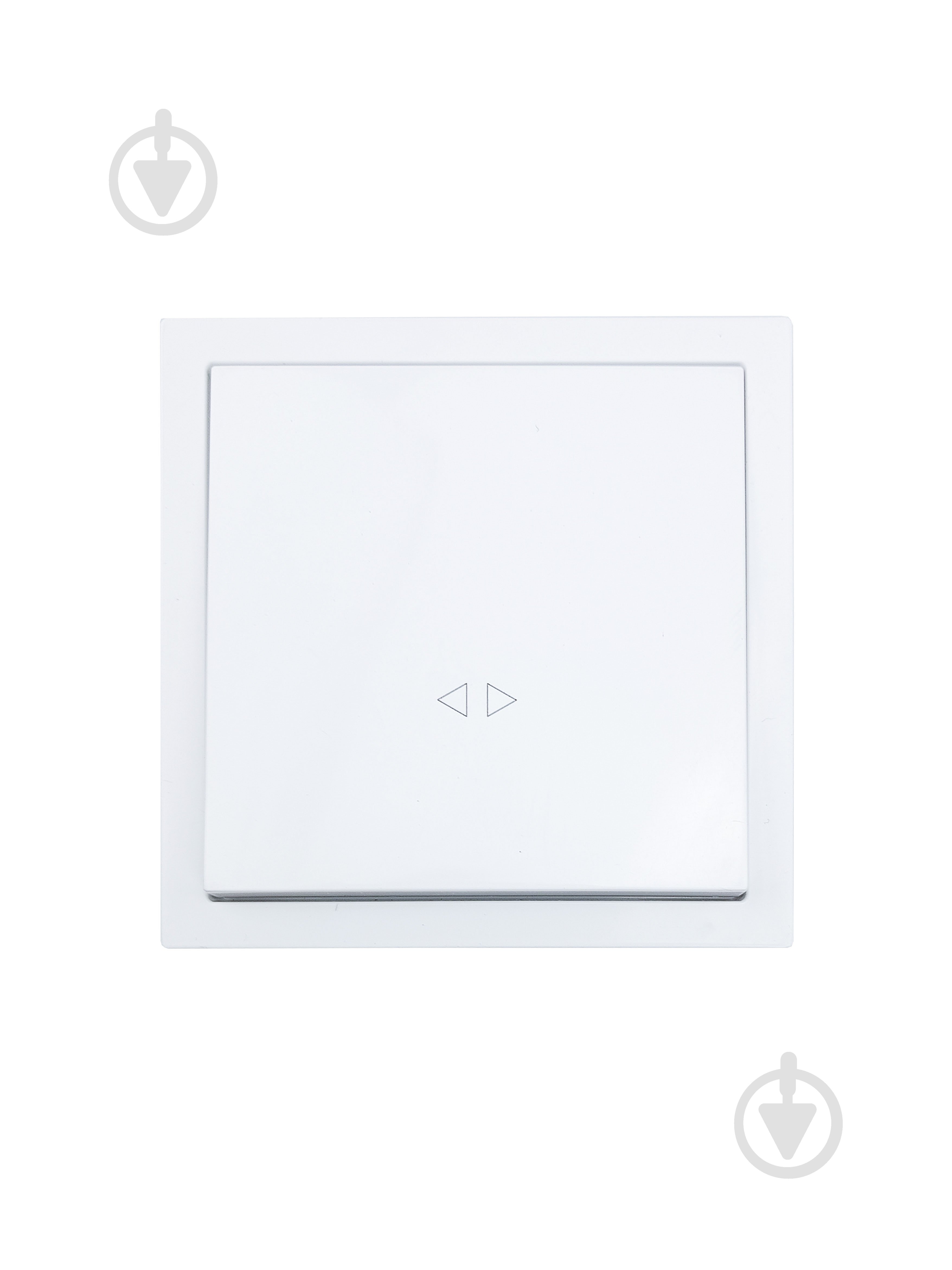 Механизм выключателя перекрестный одноклавишный HausMark Juna без подсветки белый 7041-0288-107QC - фото 1