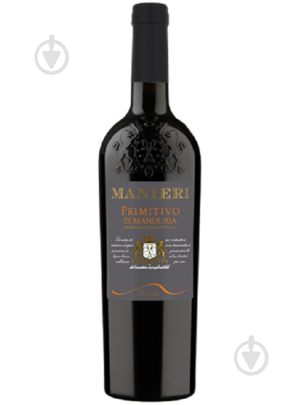 Вино Manieri DOC Primitivo di Manduria 18 сухое красное 14,5% 0,75 л - фото 1