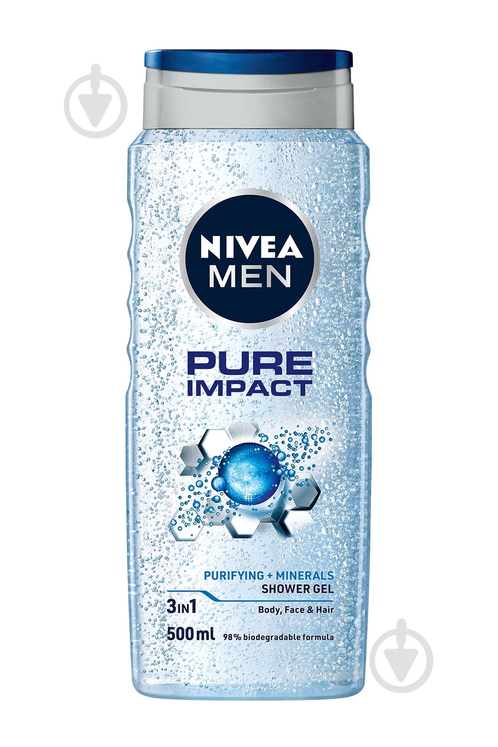 Гель для душа Nivea MEN Pure Impact 500 мл - фото 1