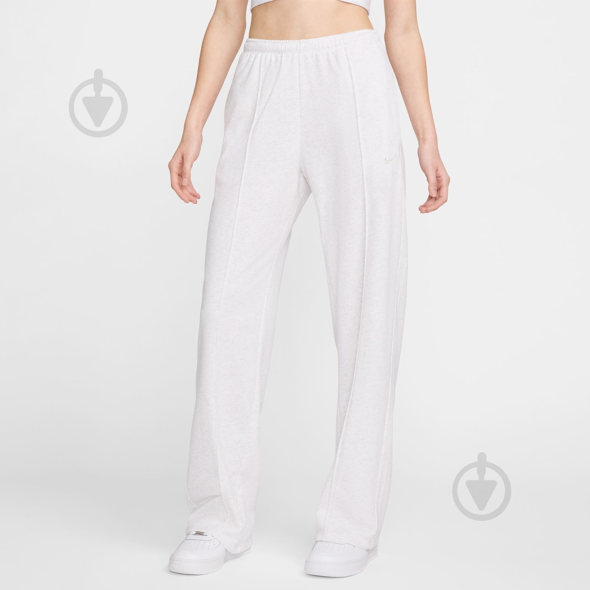 Штани Nike W NSW NK CHLL FT MR OH SWTPNT HF6457-051 р. M білий - фото 1