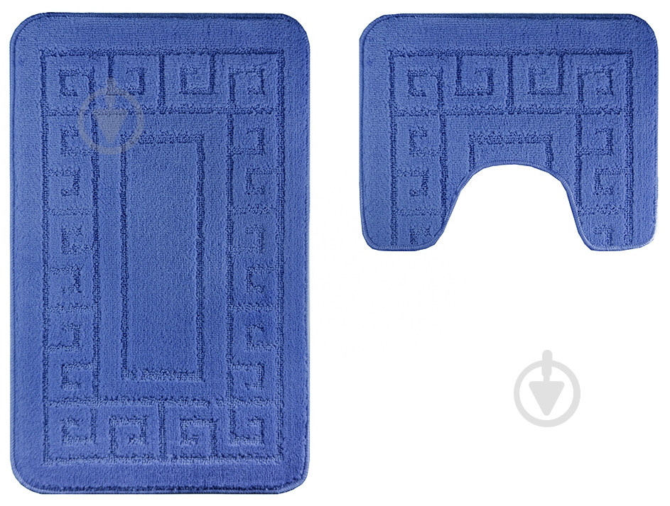 Набір килимків Perfex Classic 2 шт. 50x80 см / 40x50 см синій - фото 1 Набір килимків Perfex Classic 2 шт. 50x80 см / 40x50 см синій - фото 1