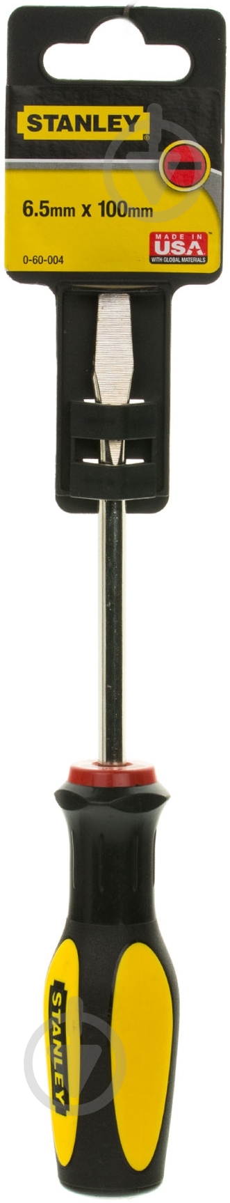 Отвертка Stanley BASIC SL6,5×100 мм 0-60-004 - фото 2