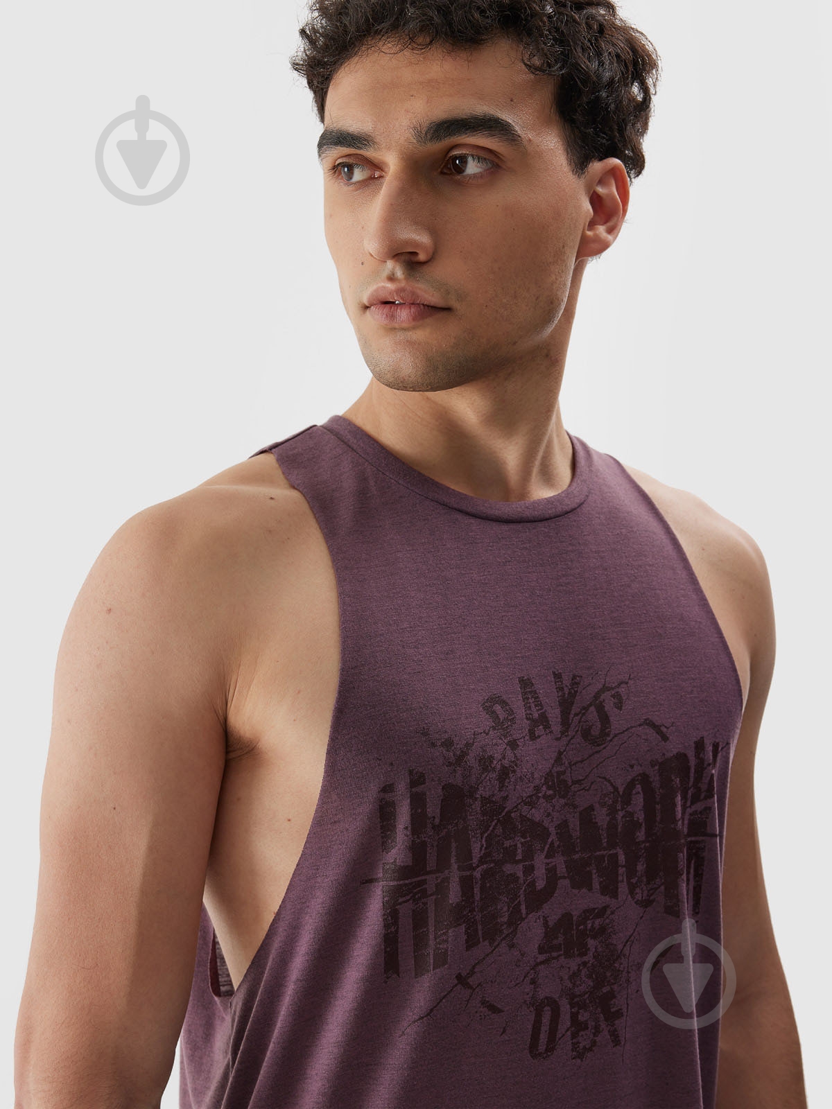 Майка 4F TSHIRT FNK M762 4FRAW23TFTSM762-60M р.M фиолетовый - фото 1