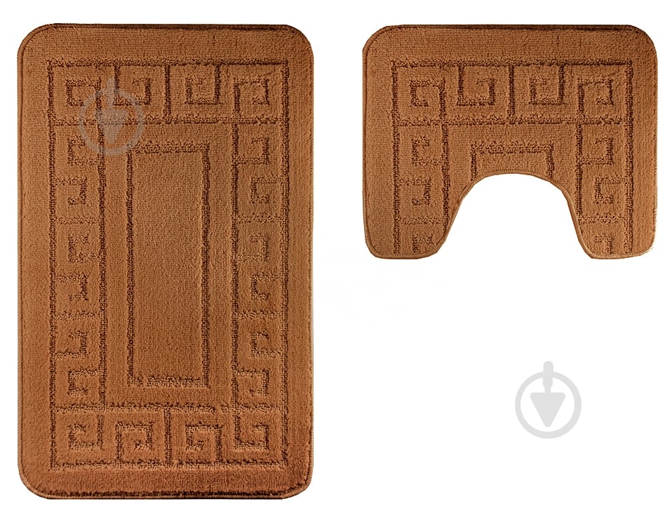 Набор ковриков Perfex Classic 2 шт. 60x100 см, 50x60 см коричневый - фото 1 Набор ковриков Perfex Classic 2 шт. 60x100 см, 50x60 см коричневый - фото 1