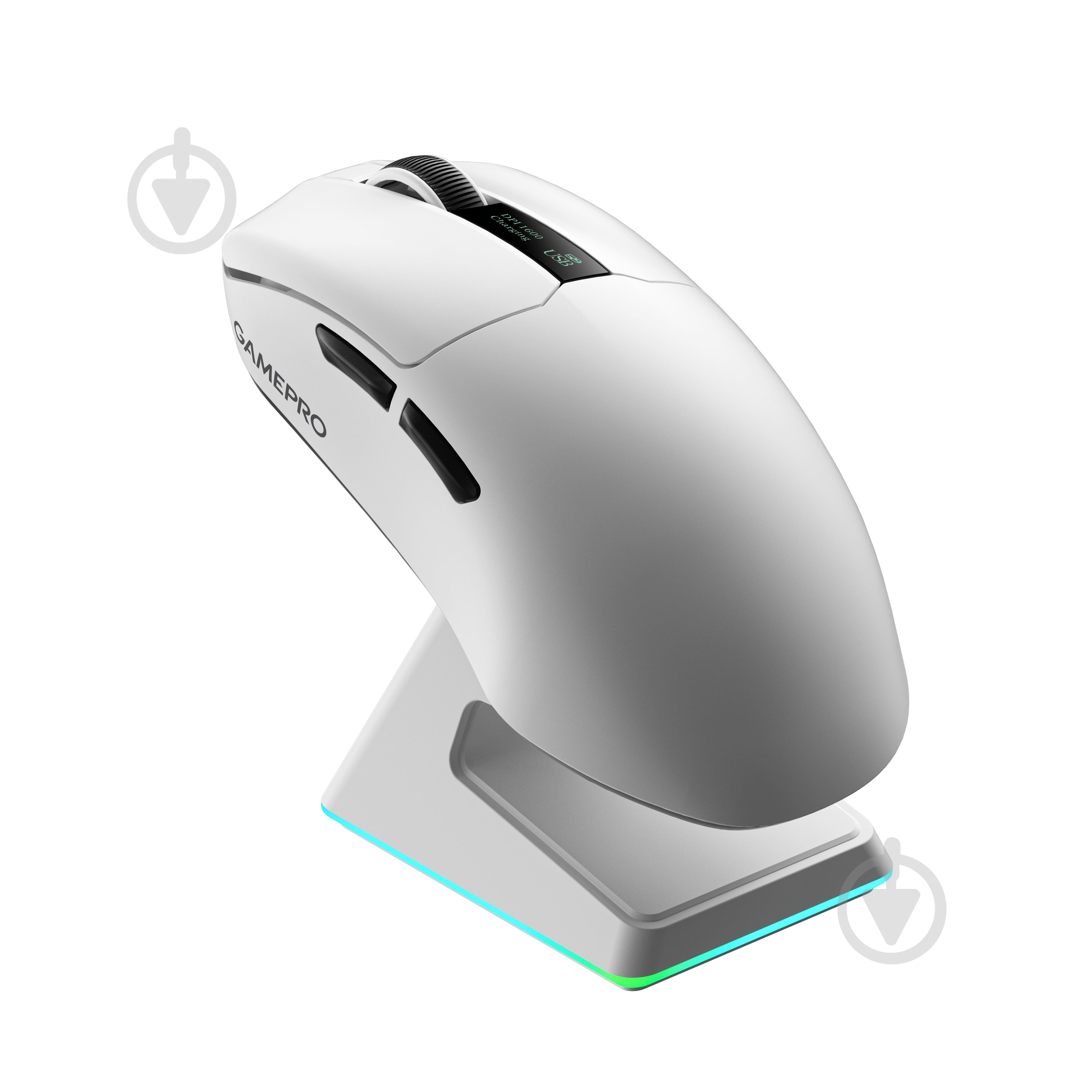 Мишка бездротова GamePro Asgard Thor white (GM023W) - фото 1 Мишка бездротова GamePro Asgard Thor white (GM023W) - фото 1